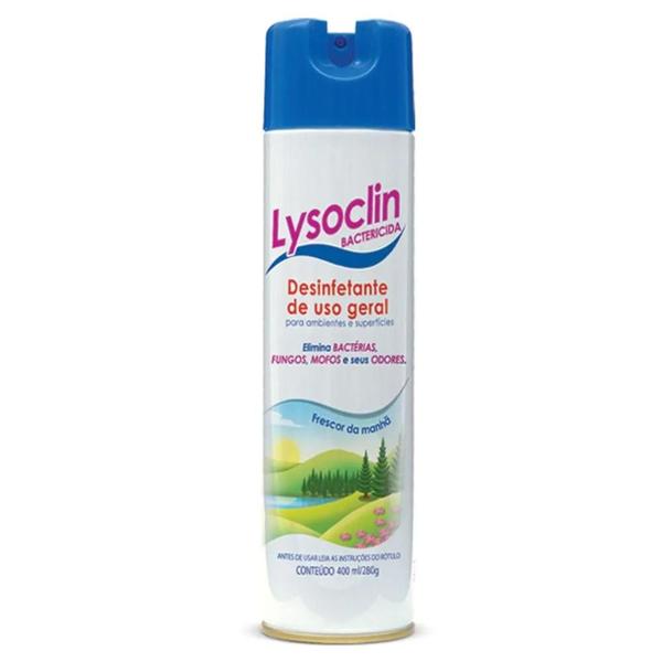 Imagem de Lysoclin Desinfetante Uso Geral Aerosol 400ml/ 280g