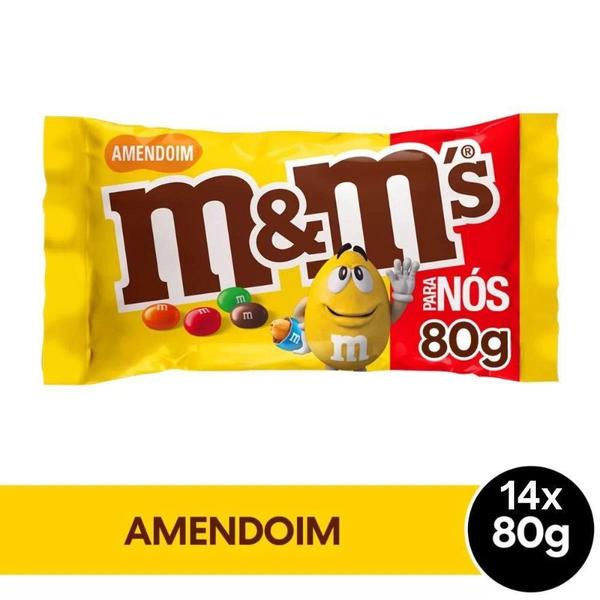 Imagem de M&Ms Amendoim E Chocolate Mars Kit 14 Unidades De 80G