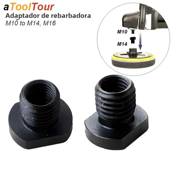 Imagem de M10 M14 M16 Adaptador De Moedor De Ângulo De Rosca Fêmea Para Macho Haste De Conector De Conversão