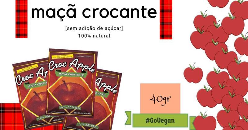 Imagem de Maçã Crocante Croc Dry Fruits 40g