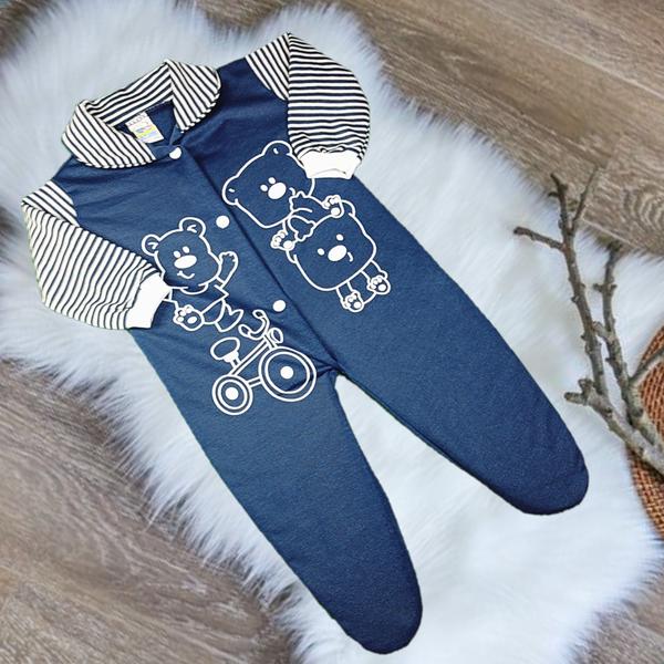 Macacão Fofo Para Bebe Tecido Leve Confortável Roupa Tip Top