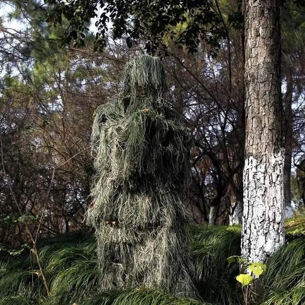 Imagem de Macacão Ghillie para Caça - Camuflagem para Adultos (5 Peças)