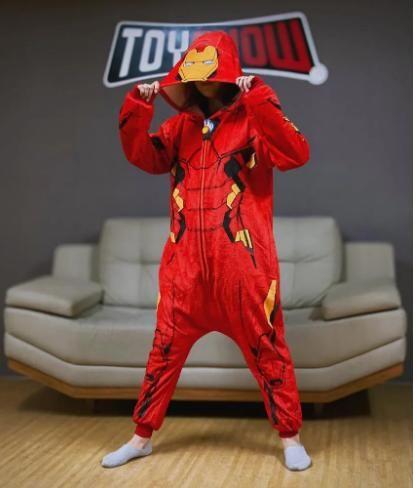 Imagem de Macacão Kigurumi Adulto Homem de Ferro Tam G 0071697