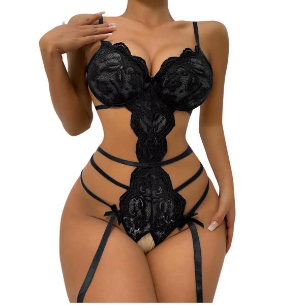 Macaco sensual renda - Lingerie sexy feminina, atacado preto - Baby Doll /  Short Doll - Magazine Tudonapromoloja