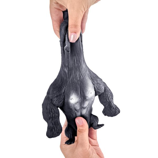 Imagem de Macaco De Brinquedo Gorila Fofo Anti Stress Sensorial Areia - Dm Toys