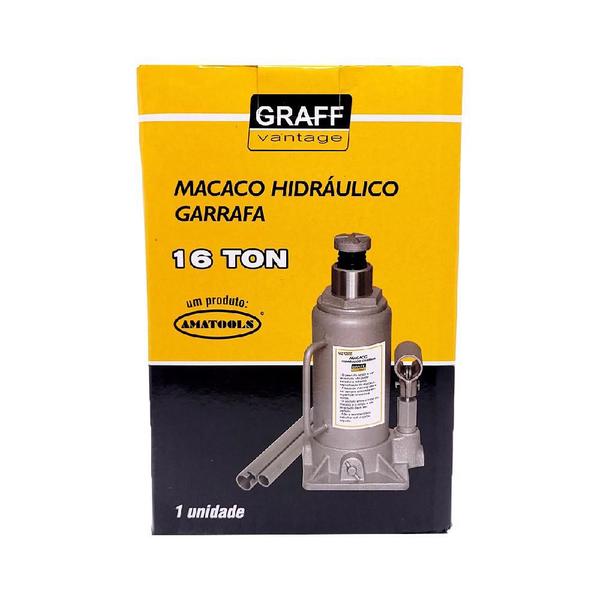 Imagem de Macaco hidraulico garrafa (16t) 16 toneladas 565,0007 - graff vantage