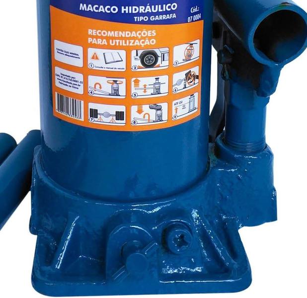 Imagem de Macaco Hidráulico Tipo Garrafa 8 Toneladas R070004  Riosul Tools