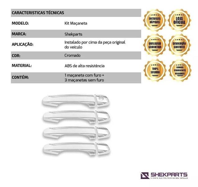 Maçaneta Creta 2017 2018 2019 2020 20221 Aplique Cromado - Shekparts Imagem de Maçaneta Creta 2017 2018 2019 2020 20221 Aplique Cromado
