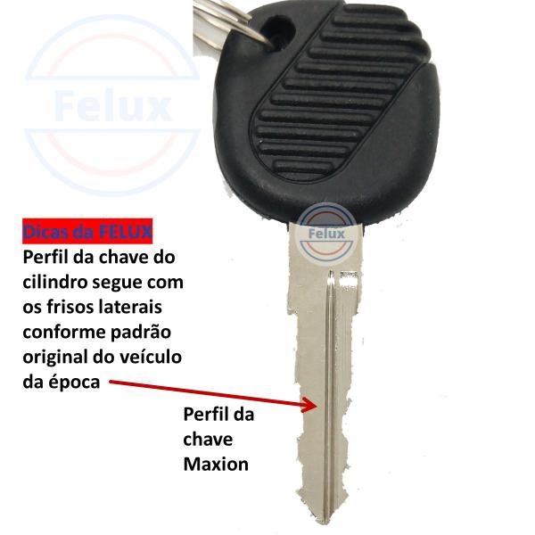 Imagem de Maçaneta Externa c/Chave Maxion Saveiro Bola G2 4 Portas D/E