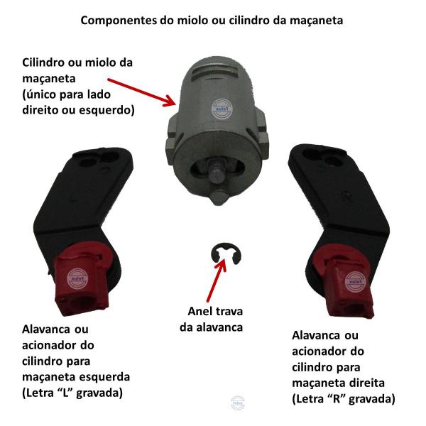 Imagem de Maçaneta Externa c/chave Volvo VM Após 03 direita