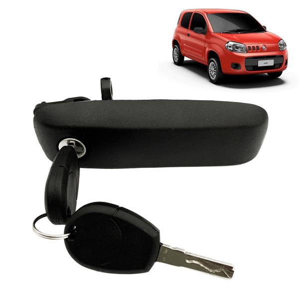 Maçaneta Externa Porta Direita Com Chave Novo Uno 15 16 17 18 19 20 21 22 - Universal Automotive Imagem de Maçaneta Externa Porta Direita Com Chave Novo Uno 15 16 17 18 19 20 21 22