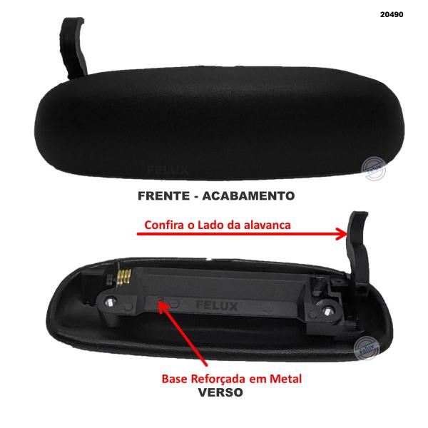 Imagem de Maçaneta Externa pta Traseira Esquerda Escort SW base metal