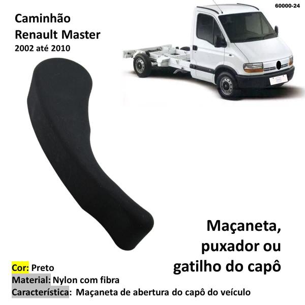 Imagem de Maçaneta Interna Gatilho do Capô Caminhão Master 2002-2010