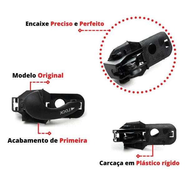 Imagem de Maçaneta Interna Gatilho Puxador Direito Palio 1996 A 2007