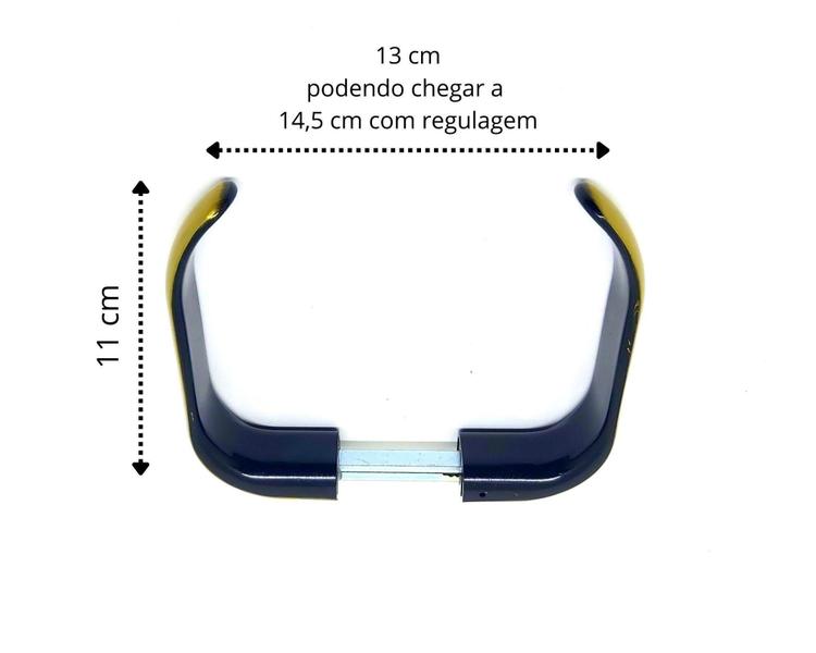 Imagem de Maçaneta Porta Fechadura Modelo Alavanca - Oxidado Universal