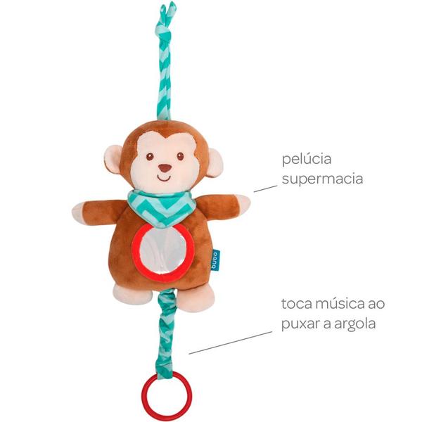 Macaquinho Musical Animal Fun Buba 11949 Imagem de Macaquinho Musical Animal Fun Buba 11949