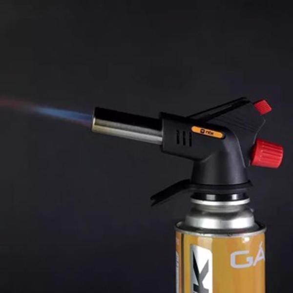 Imagem de Maçarico culinário profissional gás torch ignição automática