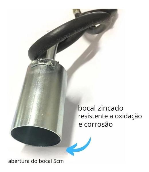 Imagem de Maçarico Lança Chamas Para Botijão De Gás 1 Registro 62cm