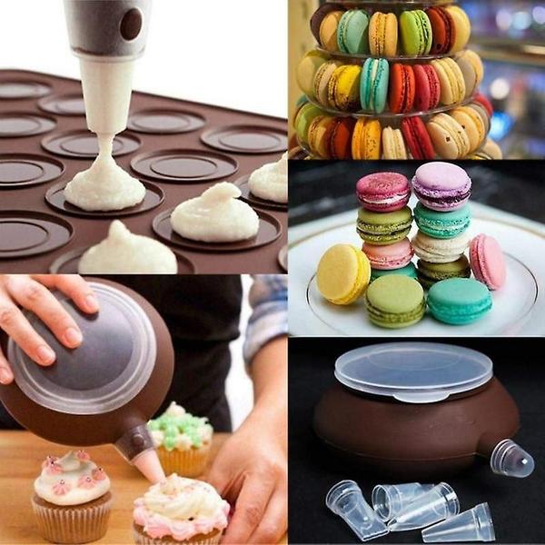 Imagem de (Macaron Pot) Kit de macaron, tapete de silicone, molde de cozimento antiaderente