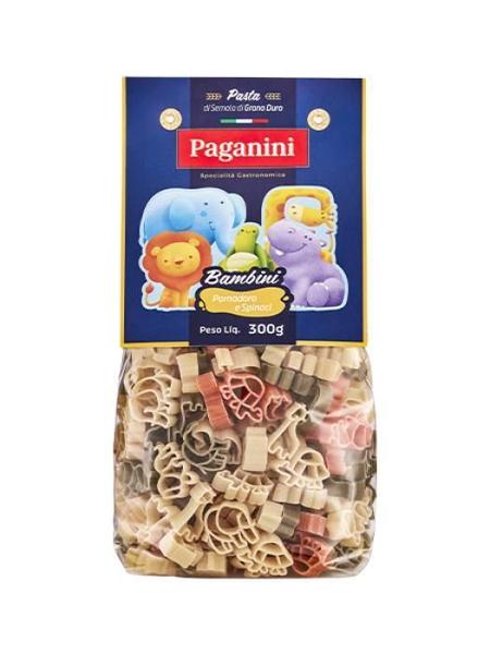 Macarrão Bambini Bichinhos Tricolore Paganini 300G Imagem de Macarrão Bambini Bichinhos Tricolore Paganini 300G