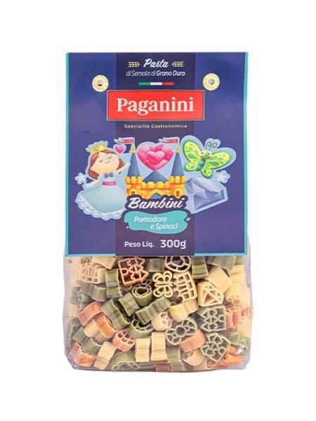 Imagem de Macarrão Bambini Princesas Tricolore Paganini 300G