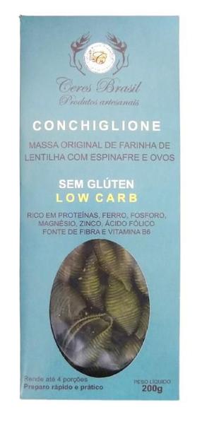 Imagem de Macarrão Conchiglione de Lentilha com Espinafre Sem Glúten Ceres 200g