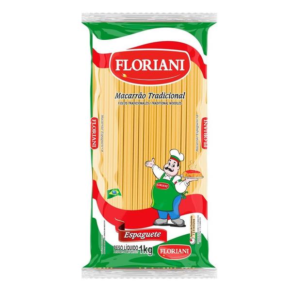 Macarrao espaguete Fino Ovos 1kg Floriani Imagem de Macarrao espaguete Fino Ovos 1kg Floriani