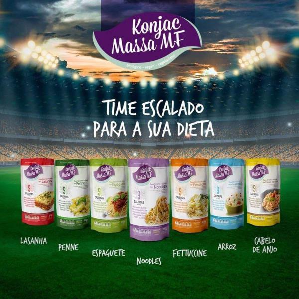Macarrão Espaguete Zero Carboidrato Massa Mf 270g Konjac Imagem de Macarrão Espaguete Zero Carboidrato Massa Mf 270g Konjac