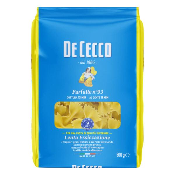 Imagem de Macarrão Farfalle 93 DE CECCO 500g