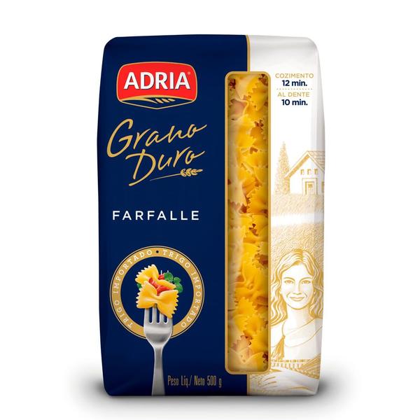 Macarrão Farfalle Grano Duro Adria 500g Imagem de Macarrão Farfalle Grano Duro Adria 500g