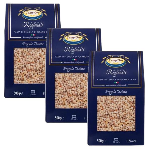 Imagem de Macarrão Fregula Tostata Camp'Oro 500G (3 Unidades)