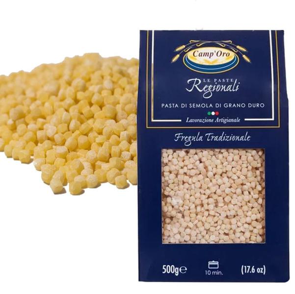 Imagem de Macarrão Fregula Tradicional CAMP'ORO 500g (3 pacotes)