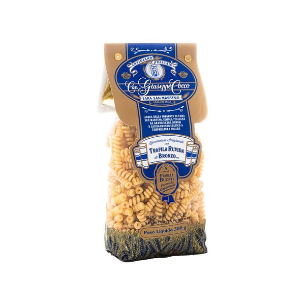 Macarrão Fusilli Bucati di Semola CAV. GIUSEPPE COCCO 500g Imagem de Macarrão Fusilli Bucati di Semola CAV. GIUSEPPE COCCO 500g
