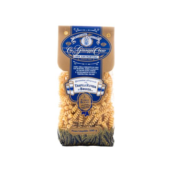 Macarrão Fusilli Bucati di Semola CAV. GIUSEPPE COCCO 500g Imagem de Macarrão Fusilli Bucati di Semola CAV. GIUSEPPE COCCO 500g