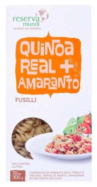 Macarrão Fusilli Quinoa Tradicional Sem Glúten Reserva Mundi Imagem de Macarrão Fusilli Quinoa Tradicional Sem Glúten Reserva Mundi