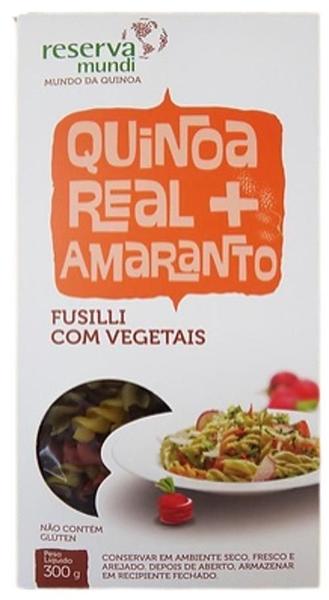 Macarrão Fusilli Quinoa Tricolor Sem Glúten 300g - Reserva Mundi Imagem de Macarrão Fusilli Quinoa Tricolor Sem Glúten 300g