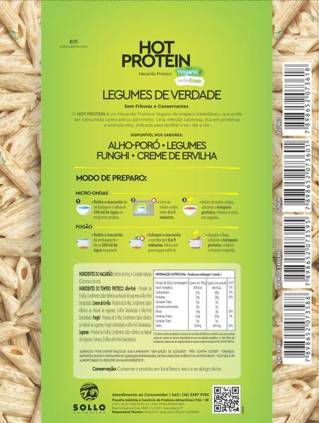 Macarrão Hot Protein - Sem Glúten Vegano 120g com Proteína da Ervilha - SOLLO NUTRITION Imagem de Macarrão Hot Protein - Sem Glúten Vegano 120g com Proteína da Ervilha