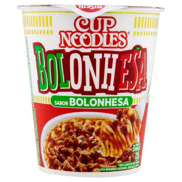 Imagem de Macarrão Instantâneo Cup Noodles Sabor Bolonhesa 72g