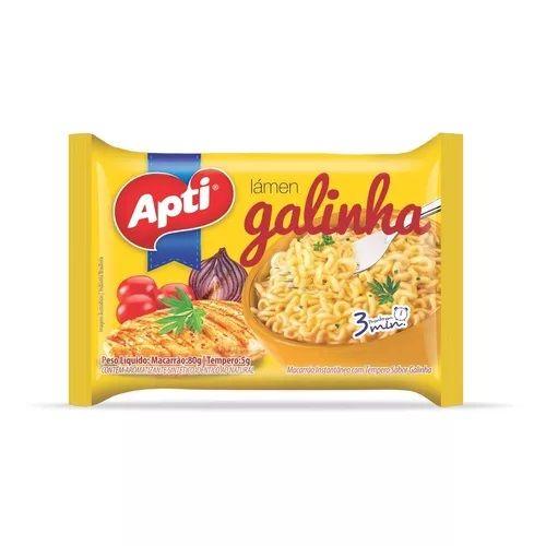 Imagem de Macarrão Instantâneo Lámen Galinha  Apti Miojo 85g