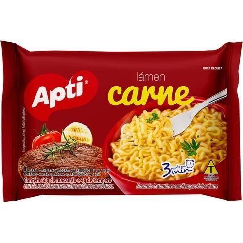 Imagem de Macarrão Instantâneo Lámen Sabores Apti Miojo 85G Caixa 50