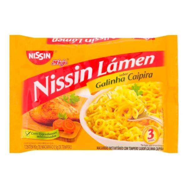 Macarrao Instantaneo Nissin Galinha Caipira 85g Imagem de Macarrao Instantaneo Nissin Galinha Caipira 85g