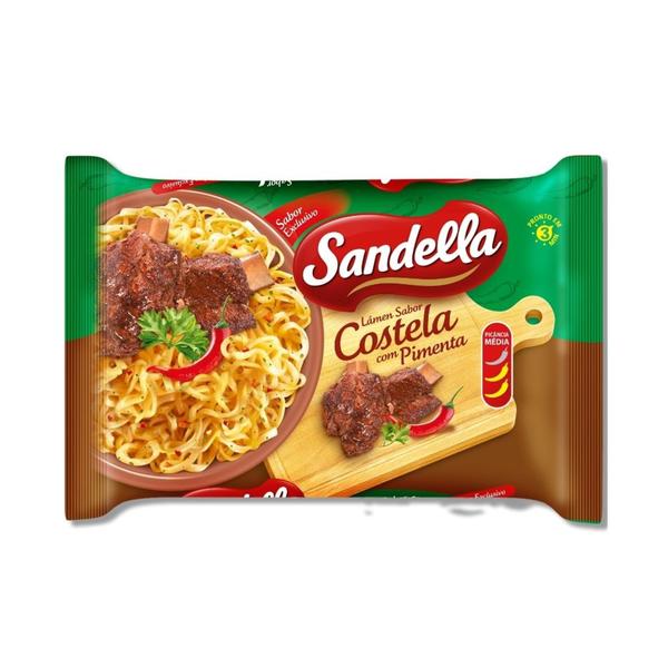 Imagem de Macarrão Instantaneo Sandella Costela com pimenta 85g