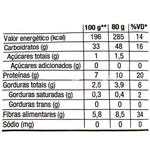 Macarrão Integral Parafuso Tornilho 500G Vitao Imagem de Macarrão Integral Parafuso Tornilho 500G Vitao