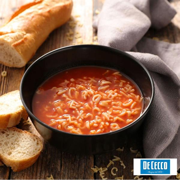 Macarrão Italiano DE CECCO Alfabeto 500g (4 Pacotes) Imagem de Macarrão Italiano DE CECCO Alfabeto 500g (4 Pacotes)
