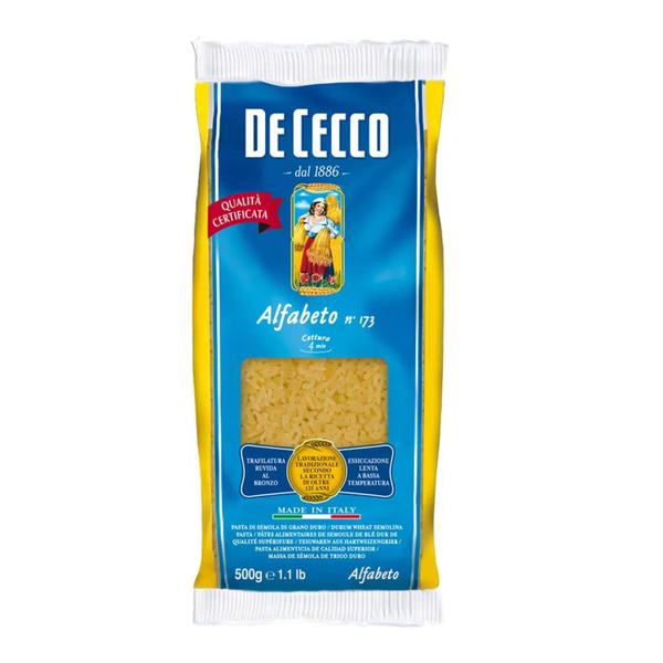 Macarrão Italiano DE CECCO Alfabeto 500g (4 Pacotes) Imagem de Macarrão Italiano DE CECCO Alfabeto 500g (4 Pacotes)