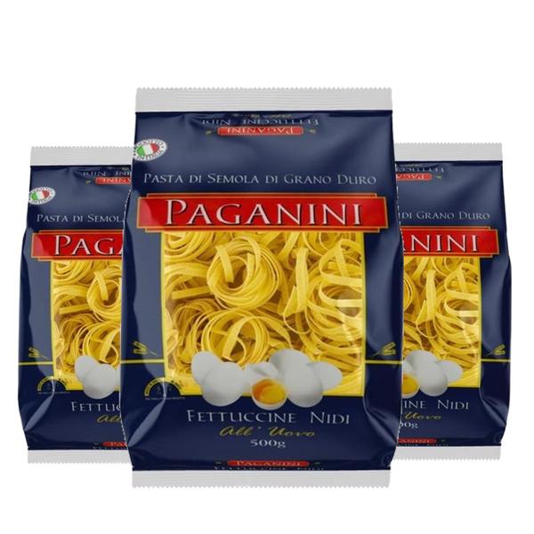 Imagem de Macarrão Italiano Fettuccine Nidi com ovos PAGANINI 500g 3x