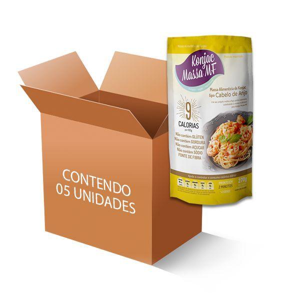 Imagem de Macarrão Konjac Massa MF tipo Cabelo de Anjo contendo 5 unidades de 270g