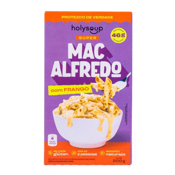 Imagem de Macarrão Mac Alfredo Com Frango Sem Glúten 200g Holysoup