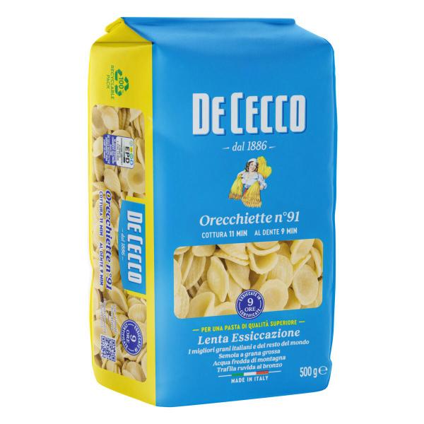 Macarrão Orecchiette 91 DE CECCO 500g Imagem de Macarrão Orecchiette 91 DE CECCO 500g