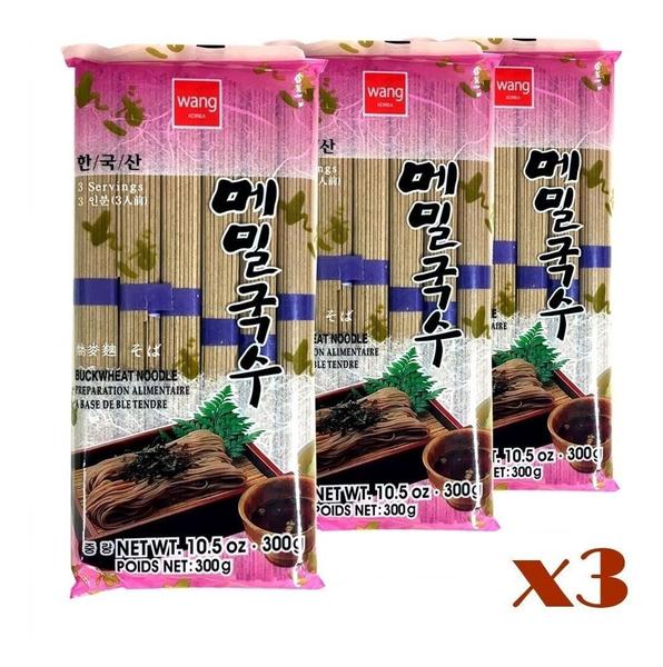 Imagem de Macarrão Oriental Sarraceno (soba) 300g -Sukina -(Kit com 3)